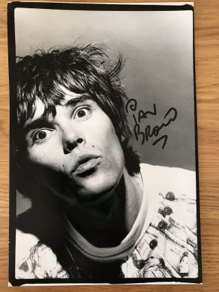 Ian Brown (stone Roses) (uk Singer) Signed 12 X 8photo.