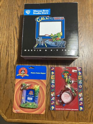Marvin The Martian & K - 9 Galatic Drive - In Picture Frame & 2 Smaller Frames 1997