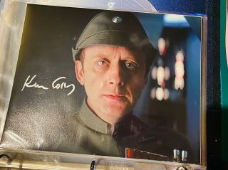 Kenneth Colley Star Wars Signed Photo - Autograph Admiral Piett