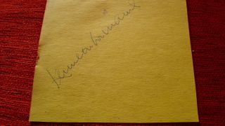 Kenneth Williams - Carry On Films - Autograph - Signed Page