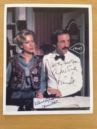 Connie Booth & Andrew Saches Hand Signed 10x8 Sized Photograph Autograph