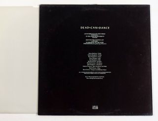 Dead Can Dance - Within The Realm of a Dying Sun LP UK Pressing 2