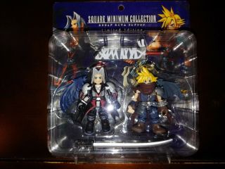 Square Minimum Kingdom Hearts Final Fantasy Vii Cloud & Sephiroth Figures 2003