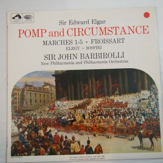 Hmv Asd 2292 1st S/c Barbirolli - Elgar Pomp & Circumstance Marches Like Nm