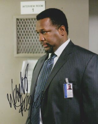 Wendell Pierce Signed The Wire 10x8 Photo Aftal