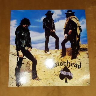 Motorhead Ace Of Spades Lp Marbled Blue Vinyl Lemmy Philthy Phil Fast Eddie
