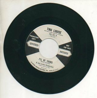 Tina Louise 45 Rpm Promo Record In The Evening / I 