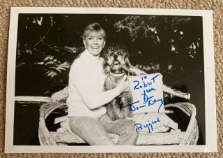Doris Day Hand Signed Autograph Black And White Photograph 7 " X 5 "