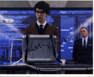 Ben Whishaw Autograph James Bond Skyfall Signed 8x10 Photo Aftal [a0206]