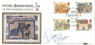 Domesday First Day Cover 1986 Signed Rowan Atkinson