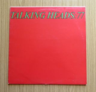 Talking Heads - 77.  12 Inch Vinyl Lp From 1977.