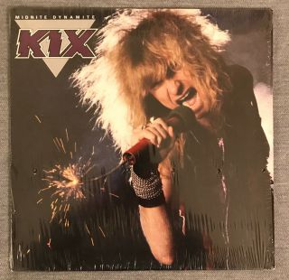 Kix - Midnite Dynamite Lp Vinyl 1985 Orig.  Atlantic 81267 - 1 Ex Vinyl