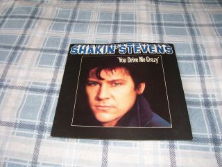 Shakin Stevens You Drive Me Crazy - Baby Youre A Child 7 " Ex,  Promo
