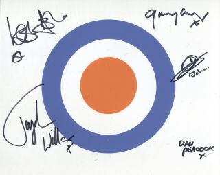 Quadrophenia 8x10 Photo Signed By Five Stars Of The Film