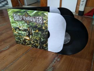 Bolt Thrower Honour Valour Pride 2xlp Vinyl Death Metal Asphyx Hail Of Bullets