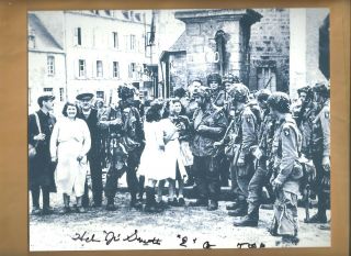Herb Suerth " Band Of Brothers " Autographed 8x10 Picture Autograph Photo Easy Co.