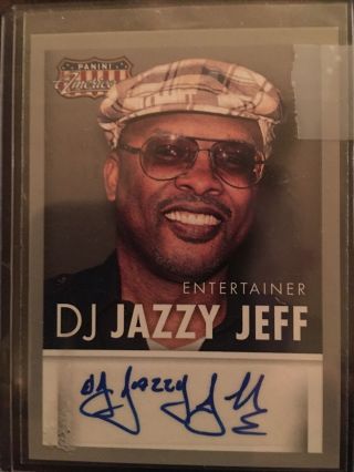 Dj Jazzy Jeff Autograph 2015 Panini Americana Auto Rap Music & The Fresh Prince