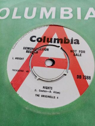 Originells 4 - Nights / I Can Make You Mine - 1964 Uk Promo - Columbia Db 7388