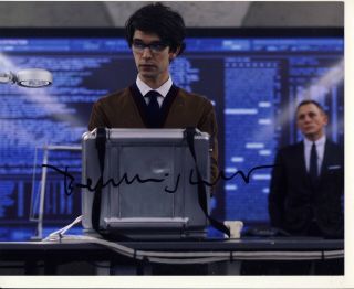 Ben Whishaw Autograph James Bond Skyfall Signed 8x10 Photo Aftal [a0211]