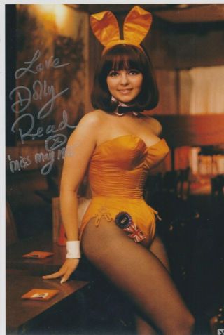 Dolly Read Martin Hand Signed 12x8 Photo Autographed Playboy 1966