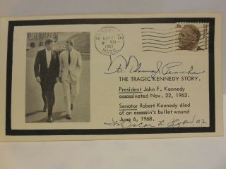 Fr Thomas Peacha,  Fr Oscar Huber Signed First Day Cover,  Gave Last Rites To Jfk