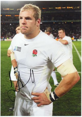 James Haskell - Signed 12x8 Photograph - Sport - England Rugby Union