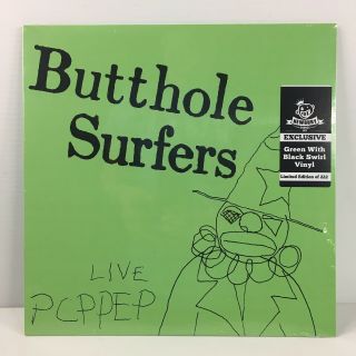 Butthole Surfers - Live Pcppep Lp (green W/black Swirl Vinyl Limited 222)
