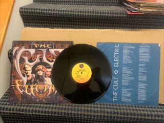 1987 The Cult “electric” 12” Vinyl 33rpm Sire Records (a1)