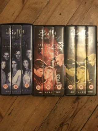 Signed Buffy The Vampire Slayer Vhs Seasons 1&2