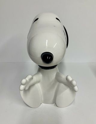 Treasure Craft Peanuts Snoopy and Woodstock 3 Pc Cookie Jar Dog Treat Container 2