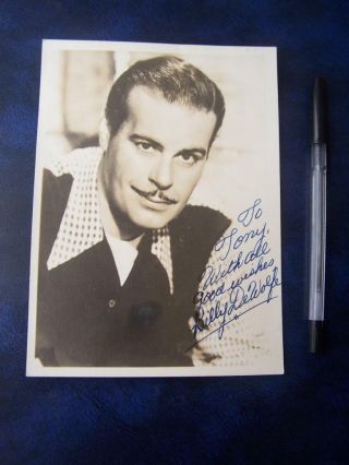 Billy De Wolfe Autograph (a3)