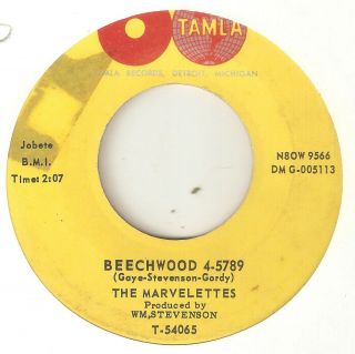 The Marvelettes Beechwood 4 - 5789 Someday Someway Tamla Motown Northern Soul 45