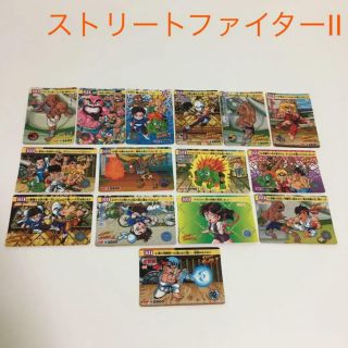 Street Fighter Trading Cards Set 15 Retro Rare Ryu Ken Japan Game Goods M144