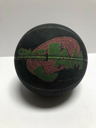 Vintage Space Jam Spell Out Logo 1996 Black Basketball Spalding 1990s