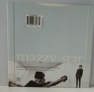 MAZZY STAR - FLOWERS IN DECEMBER.  CLEAR BLUE VINYL.  UK.  1996.  INDIE. 2