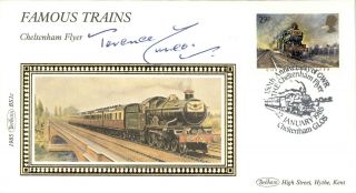 1985 Famous Trains - Cheltenham Flyer First Day Cover Signed Terence Cuneo