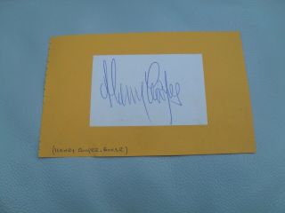 Henry Cooper Autograph - Signed Autograph Book Pages Boxing Legend