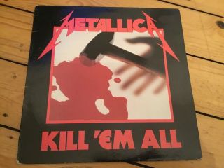 Metaliica - Kill ‘em All - Lp 1983 Music For Nations Lp
