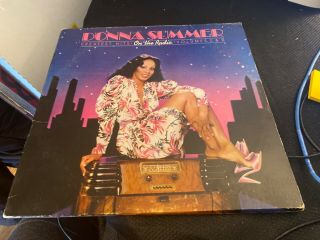 Donna Summer Greatest Hits On The Radio Vol 1 & 2 Lp 1979 Casablanca With Poster