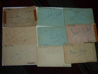 Variety Bandbox Joseph Locke Charlie Chester 29 Signed Autograph Book Pages 40 