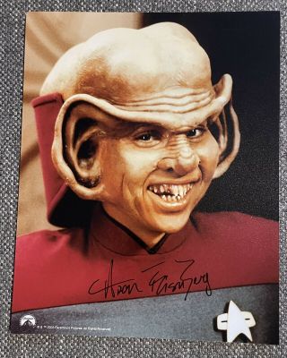 In Person Signed Autograph Of Aron Eisenberg As Nog In Star Trek - Rip