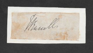 John Russell,  1st Earl Russell (1792 - 1878),  British Prime Minister - Autograph