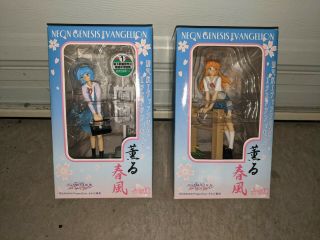 Neon Genesis Evangelion Ayanami Rei Asuka Ex Spring Wind Sega Prize Figure Set