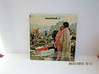 1 - Album - 3 Lp Set - Woodstock Cotillion Sd3 - 500 Plus 1 - Lp - Woodstock 2 - Jimi Hendrix