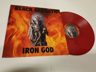 Black Sabbath - Iron God (red Vinyl) - Top