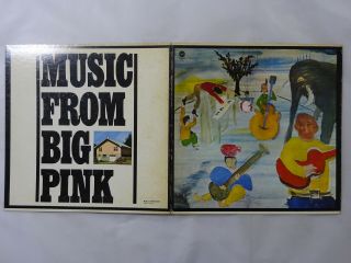 The Band Music From Big Pink Capitol Records Ecs - 80584 Japan Promo Vinyl Lp