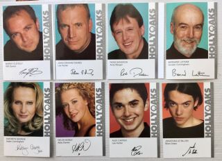 30,  Hollyoaks Castcards.  Pre Printed Signatures.  6 X 4.