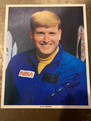 Nasa Astronaut Signed Autographed 8x10 Publicity Photo 1978 Jon A Mcbride