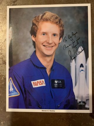 Nasa Astronaut Signed Autographed 8x10 Publicity Photo 1978 Steven A Hawley