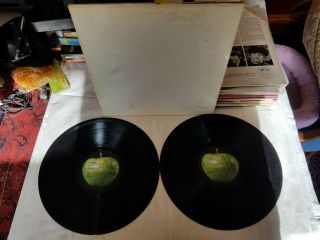 The Beatles White Album Gatefold Vinyl 2x Lp W/ Serial Number On Cover